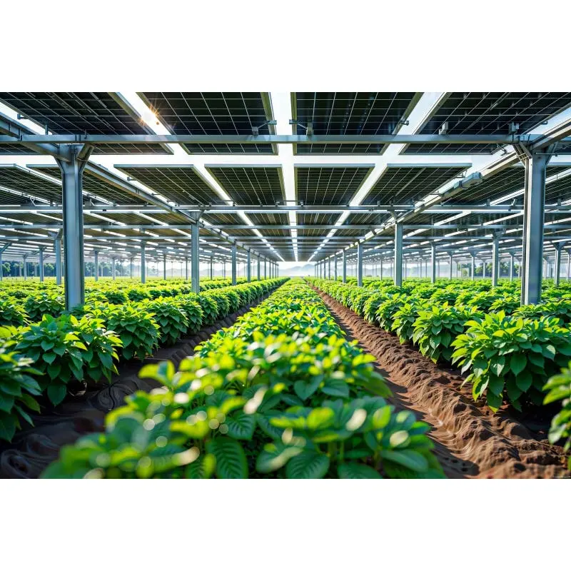Sistem Rumah Hijau Solar Agrivoltaic