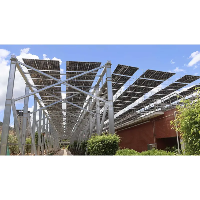 Sistem Pemasangan Solar Dual-Post Ground